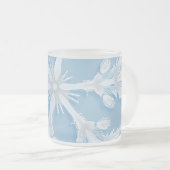 Tasse aus mattiertem Glas (VorderseiteRechts)