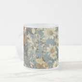 Tasse aus mattiertem Glas (Vorderseite Links)