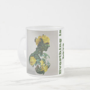 Tasse aus mattiertem Glas