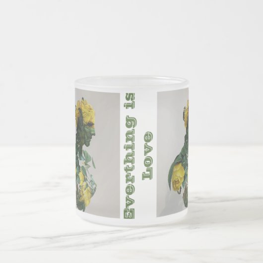 Tasse aus mattiertem Glas (Mittel)