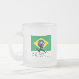 Tasse aus mattiertem Glas