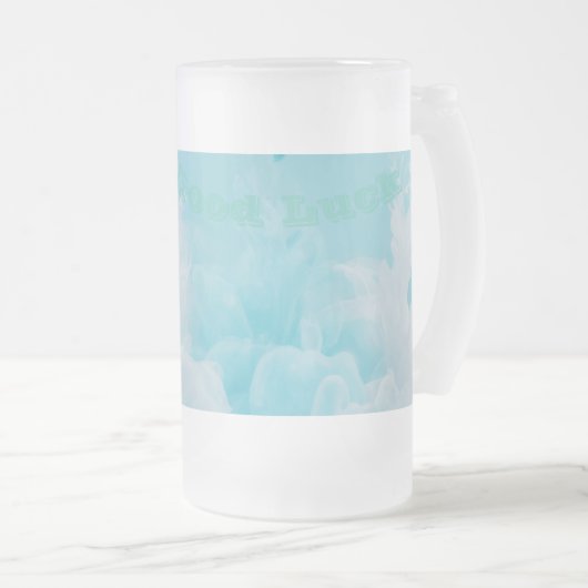 Tasse aus mattiertem Glas (VorderseiteRechts)