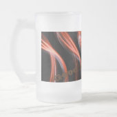 Tasse aus mattiertem Glas (Links)