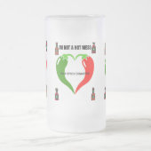 Tasse aus mattiertem Glas (Mittel)