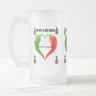 Tasse aus mattiertem Glas