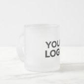 Tasse aus Mattiertem Glas (10 oz) (Vorderseite Links)