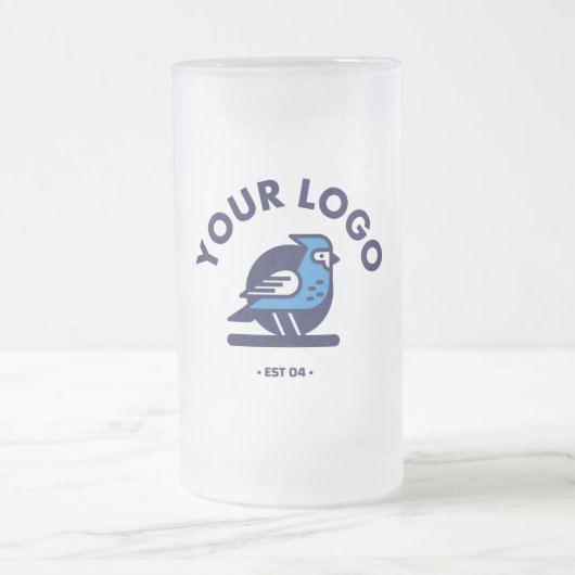 Tasse aus mattiertem Glas (16 oz) (Mittel)