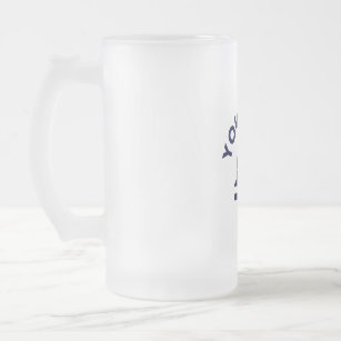 Tasse aus mattiertem Glas (16 oz)