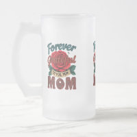 Tasse aus mattiertem Glas - 16 oz | "Für immer dan