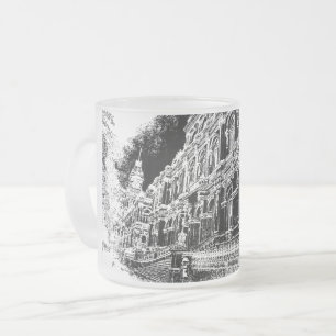 Tasse aus mattiertem Glas, 296 ml