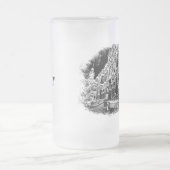 Tasse aus mattiertem Glas, 473 ml (Mittel)