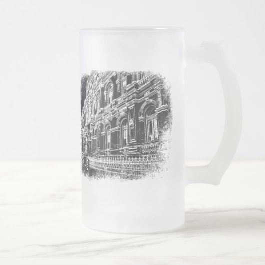 Tasse aus mattiertem Glas, 473 ml (Rechts)