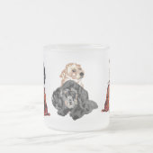 Tasse aus mattiertem Glas: Durst löschen (Mittel)