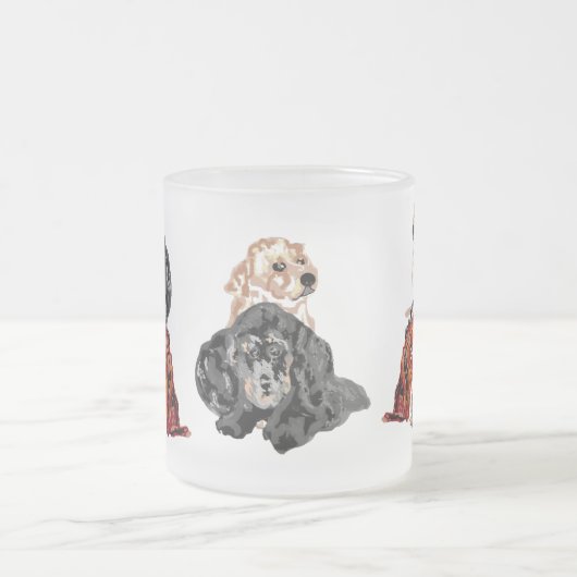 Tasse aus mattiertem Glas: Durst löschen (Mittel)