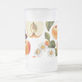 Tasse aus mattiertem Glas - Muster für Fruchtwasse (Mittel)