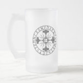 Tasse aus mattiertem Glas, Valhalla Oliver | Mjoll (Links)