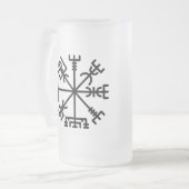 Tasse aus mattiertem Glas, Valhalla Oliver | Vegvi (Vorderseite Links)