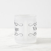 Tasse aus mattiertem Glas - Vintag (Mittel)