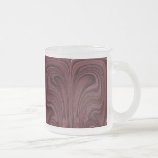 Tasse aus Mirrored Ocean Glass - Abstrakt (Rechts)