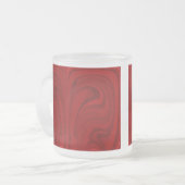 Tasse aus Mirrored Ocean Glass - Abstrakt (Vorderseite Links)