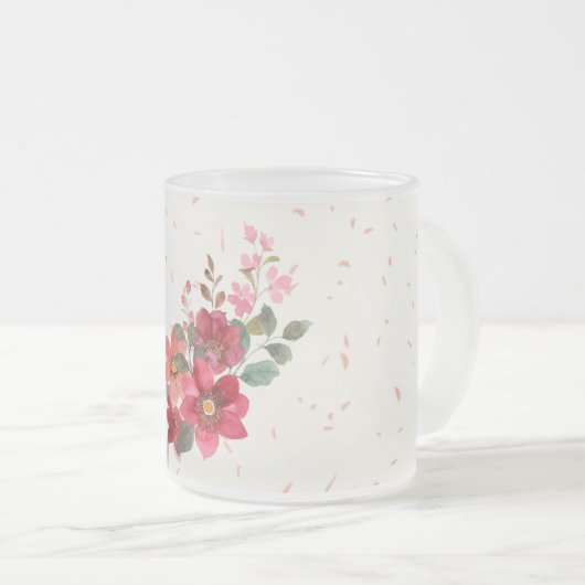 Tasse aus Rotglas (VorderseiteRechts)