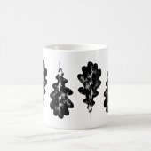 Tasse aus schwarzem und weißem Eichenholz (Mittel)