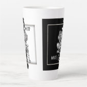 Tasse aus schwarzem und weißem Tiger (Vorderseite)