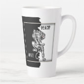 Tasse aus schwarzem und weißem Tiger (Rechts)