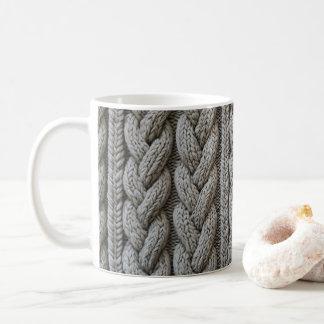 Tasse aus Strickstoffen