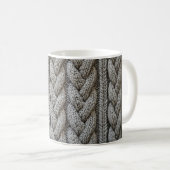 Tasse aus Strickstoffen (VorderseiteRechts)
