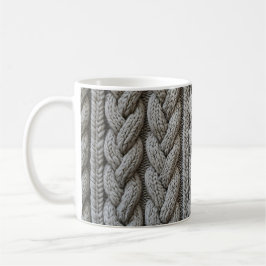 Tasse aus Strickstoffen