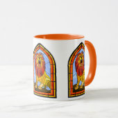 Tasse aus verkettetem Glas (VorderseiteRechts)