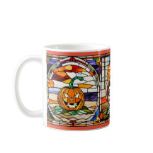 Tasse aus verkettetem Glas Halloween Pumpkin