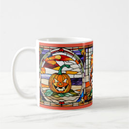 Tasse aus verkettetem Glas Halloween Pumpkin