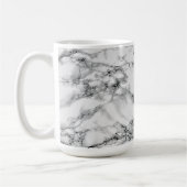 Tasse aus weißem Marmor (Links)