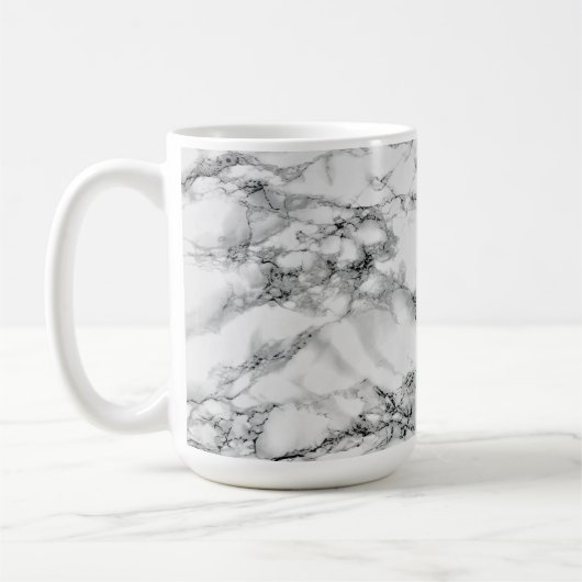 Tasse aus weißem Marmor (Links)