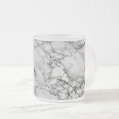 Tasse aus weißem Marmor - Modernes Design (VorderseiteRechts)