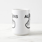 Tasse Außerirdischen Gedreht (Mittel)