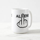 Tasse Außerirdischen Gedreht (VorderseiteRechts)