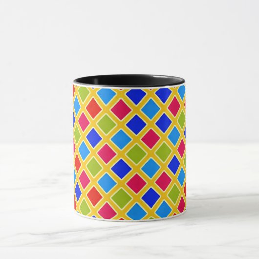 Tasse avec des losanges multicolores (Zentrum)