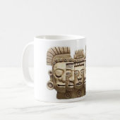Tasse: Aztekische Maske Kaffeetasse (Vorderseite Links)