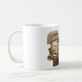 Tasse: Aztekische Maske Kaffeetasse (Links)