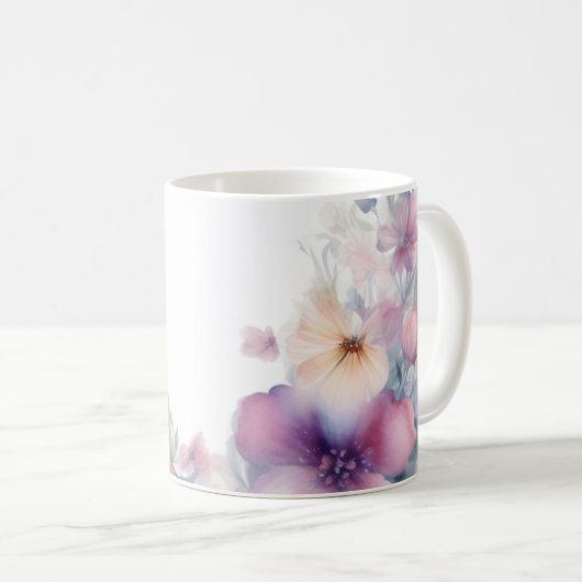 Tasse B Blume & Schmetterlinge (VorderseiteRechts)