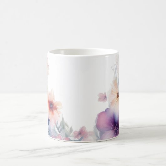 Tasse B Blume & Schmetterlinge (Mittel)