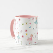 Tasse Ballerina Pattern (Vorderseite Links)