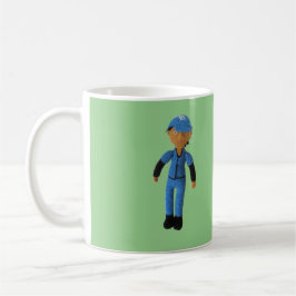 Tasse - Baseball-Player mit Namen auf Grün
