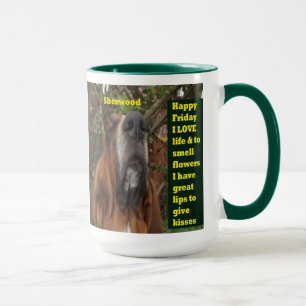 Tasse Basset Happy Freitag I Liebe Leben