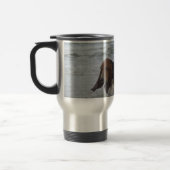 Tasse Basset Hound am Meer (Links)