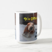 Tasse Basset Hound Snow Sweeper (VorderseiteRechts)