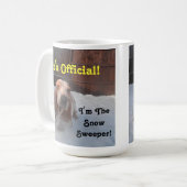 Tasse Basset Hound Snow Sweeper (Vorderseite Links)